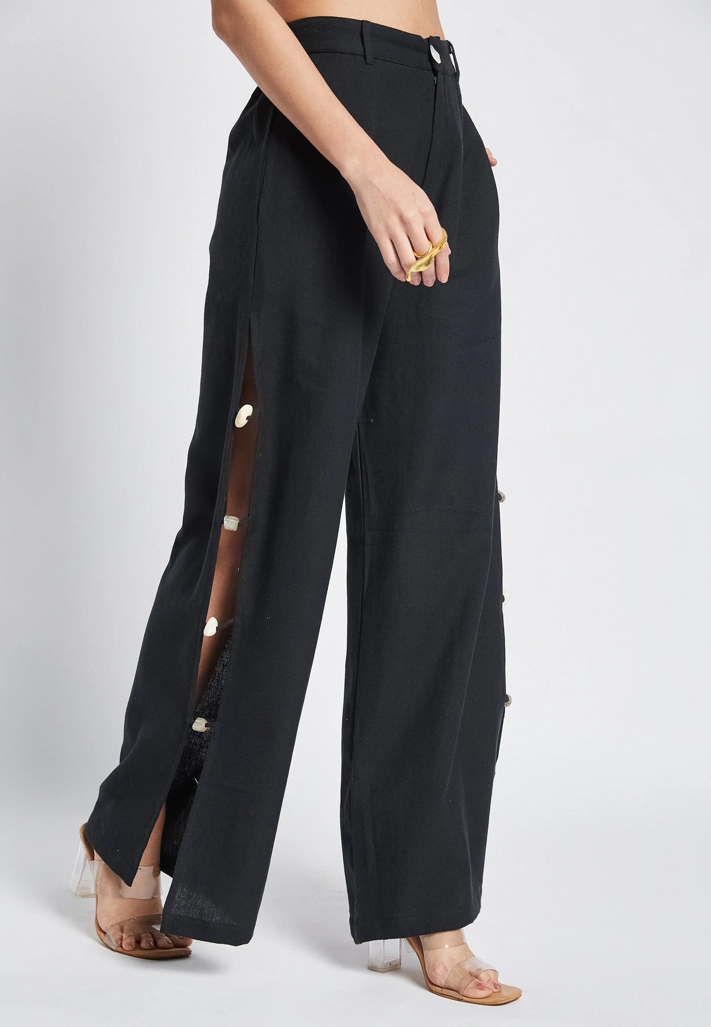 Citrus Black Trouser
