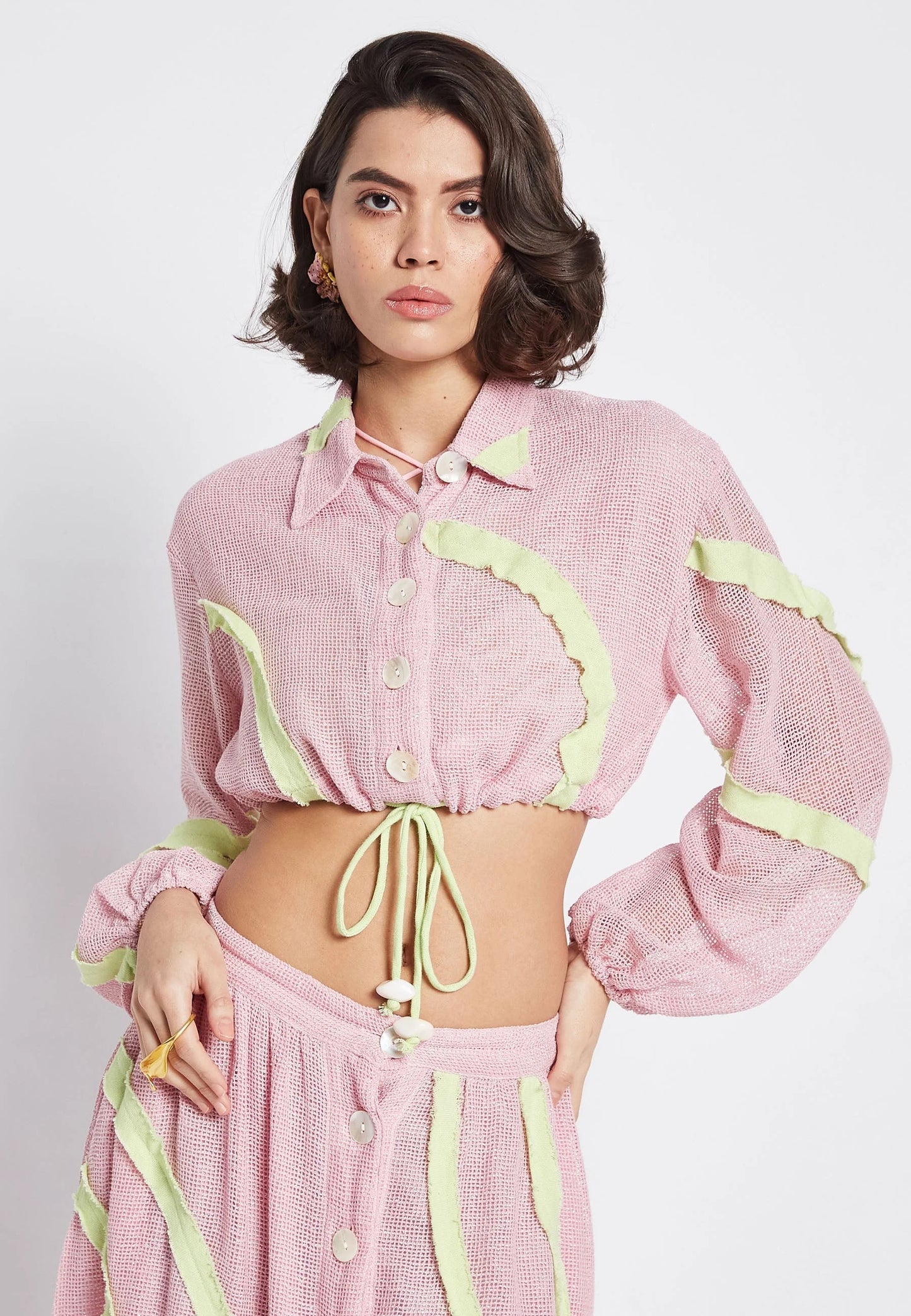 Ripple Pink Top