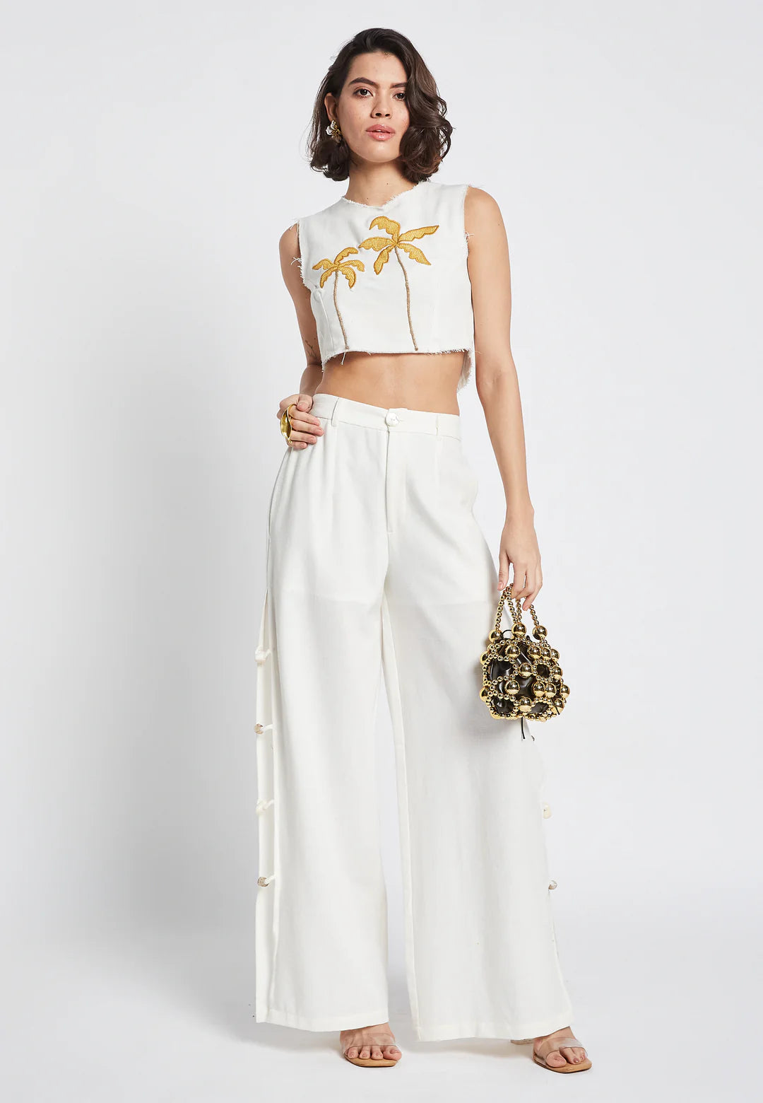 Citrus White Trouser