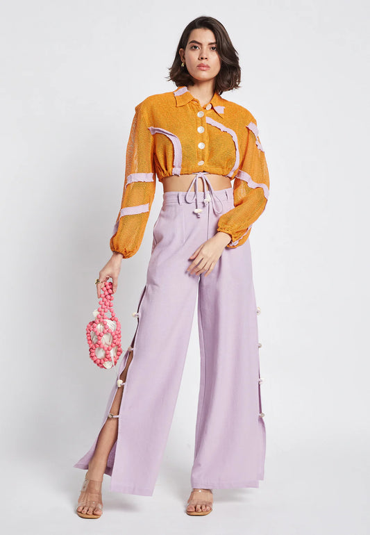 Citrus Violet Trouser