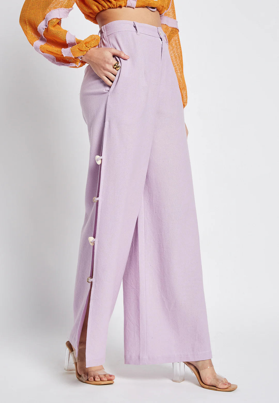 Citrus Violet Trouser