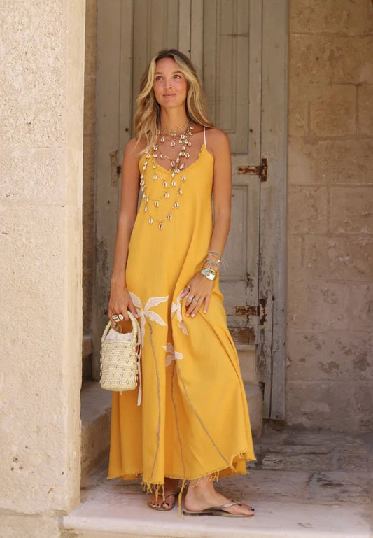 Tropical Mango Dress